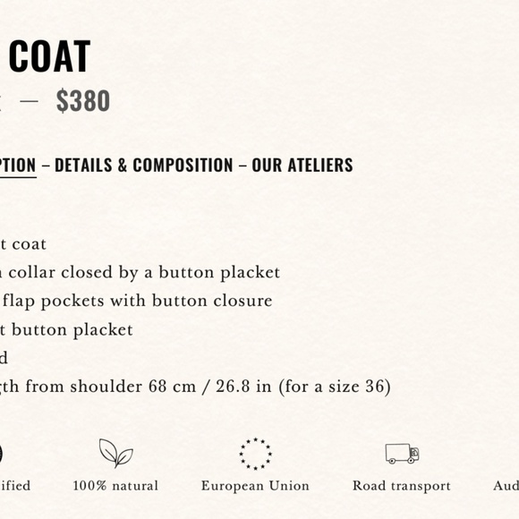 Sezanne Leo Coat - Picture 7 of 7